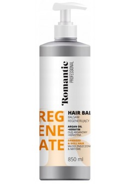 Бальзам для пошкодженого волосся Romantic Professional Regenerate Hair Balm, 850 мл